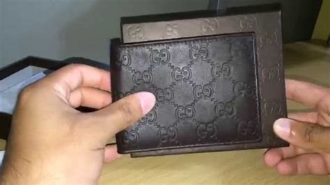 gucci mens wallet unboxing|best Gucci wallet men's.